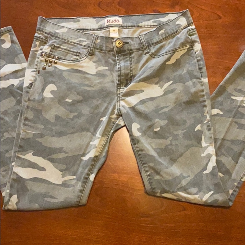 Camo Jeans with Studs